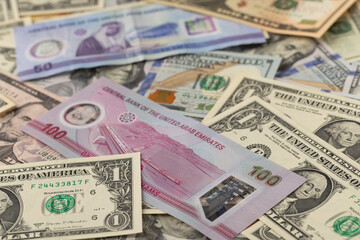 Middle East US Dollar Investment Exchange Concept