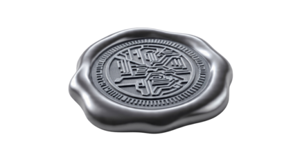 Silver Tech Circuit Wax Seal