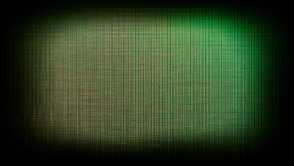 Abstract background, linear grid in a dark frame.