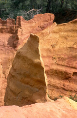 Les Ocres de Rustrel, Parc naturel régional du Luberon, 84, Vaucluse, France