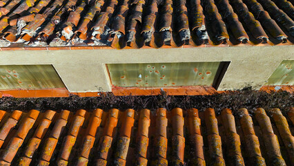 Old industrial roof