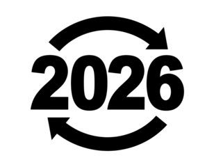 Golden 3D illustration of the year of the horse with symbols and numbers for New Year celebration