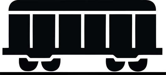 wagon and locomotive icon. locomotive and wagon line icon collection. train, repair train and railway freight cars.container train icon sign, vector illustration ! © ᗰᗩᐯI'S