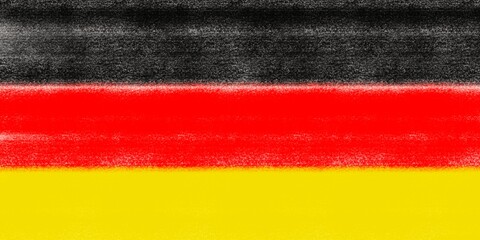 flag of Germany. Classic and hand drawn art style