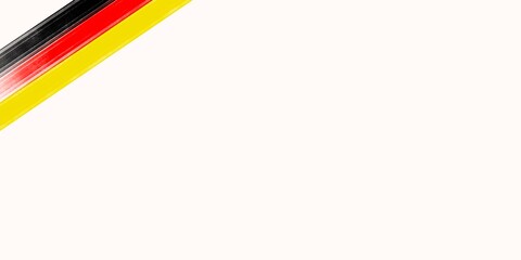flag of Germany. Classic and hand drawn art style