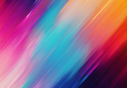 Aesthetic Energetic Blur Linear Sweeps Pink Magenta Aqua Orange Motion Design - Powered by Adobe