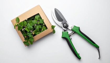 garden scissors and garden tools