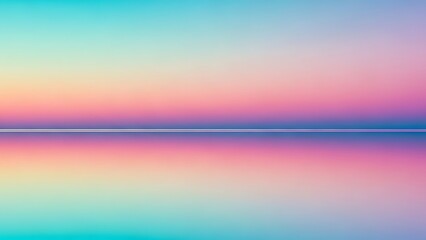 Soft horizontal rainbow gradient stripes abstract background