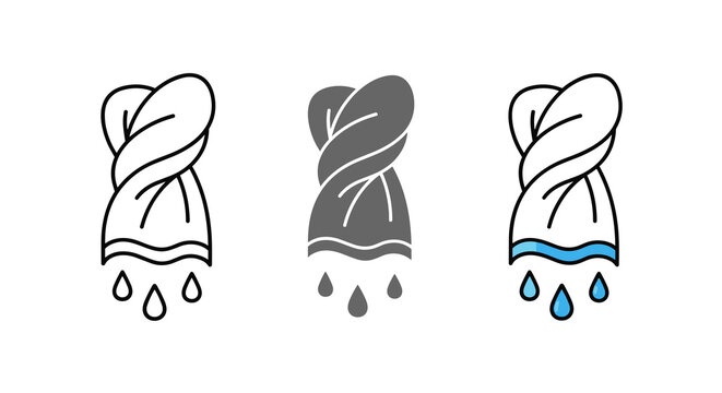 Wring out the wet cloth isolated on white background squeeze water out of rag twist and wring out the cloth cleaning and housework concept vector illustration