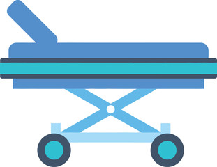 Hospital Stretcher Medical Bed Healthcare Vector