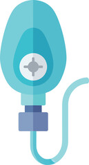 Medical Oxygen Mask Breathing Equipment Vector