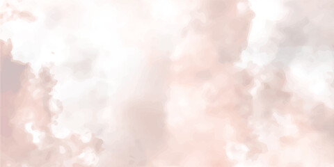 Abstract blue watercolor cloudscape texture with sunlight and bright color backdrop