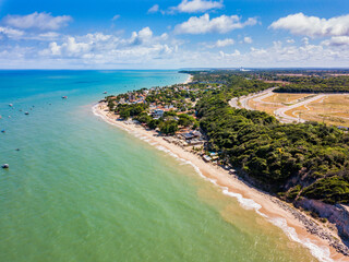 Seixas Beach, Jo&atilde;o Pessoa - aerial view of Seixas Beach