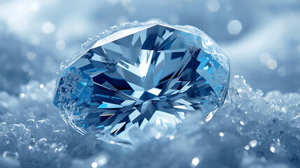 Blue Diamond on Snow