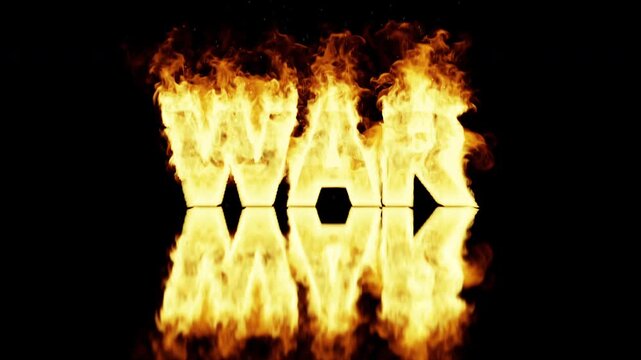 burning war