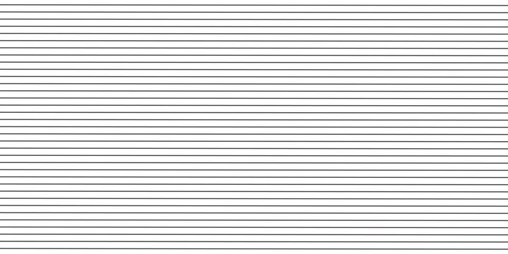 black horizontal stripes pattern, seamless texture vector background.