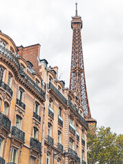 Eiffel Tower View from the Streets