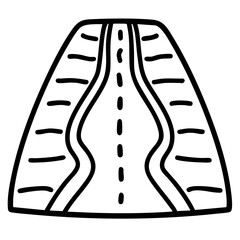 Mental health awareness doodle art icon. line art element illustration concept.