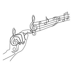 hand drawn sketch of guitar