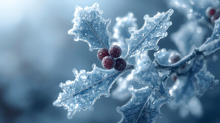 Frosted Holly Berries