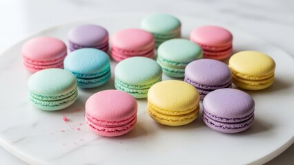 Obraz premium Colorful macarons