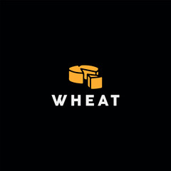 wheat logo design vector format