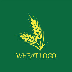wheat logo design vector format