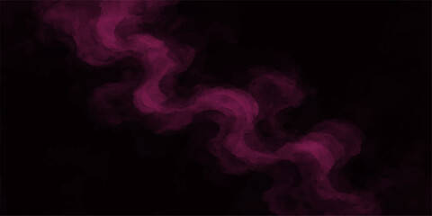 Abstract flowing smoke backgrounds with smooth purple and pink color light motion and energy pattern on black dark space art © PAGLAA
