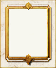 Gold frame Card