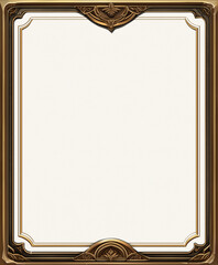 Gold frame Card