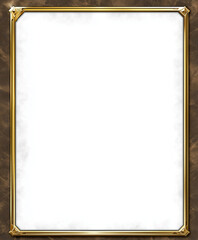 Gold frame Card