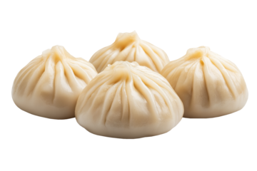 Steamed dim sum dumpling with pleated wrapper, isolated on a white or transparent PNG background. High-resolution Asian food image ideal for menus, packaging, blogs and restaurant branding.