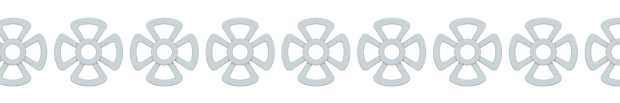 Flower mezo solo ornamental 3d pattern decoration