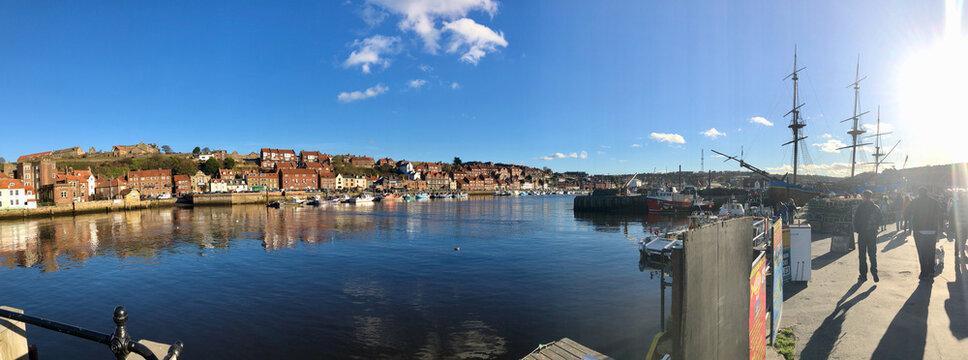 Whitby Harbor England