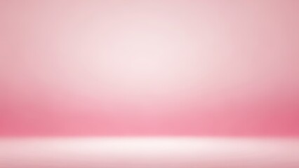Soft Pink Gradient Studio Background with Subtle Floor Horizon image photo