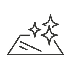 Clean easy floor surface icon