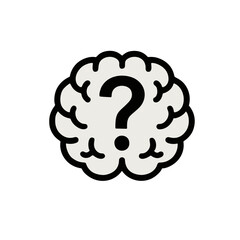 "Critical Thinking" icon: a brain with a question mark inside.