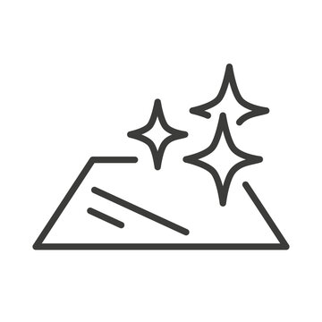 Clean easy floor surface icon