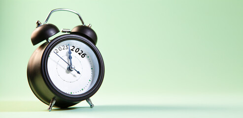 New Year's alarm clock 2025-2026