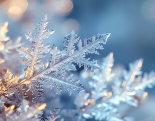 An intricate natural formation showcasing ice fractal macro geometry with sharp crystalline lines expanding across a frozen surface under soft neutral lighting with high micro clarity