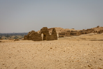 Views from Deir el-Bahari. Luxor. Egypt