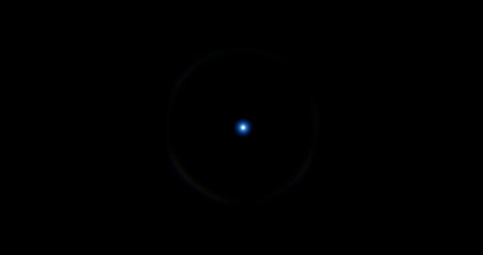 flare effect on black background