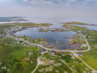 Tilting at Fogo island, Newfoundland
