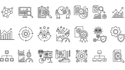 set of vector icons