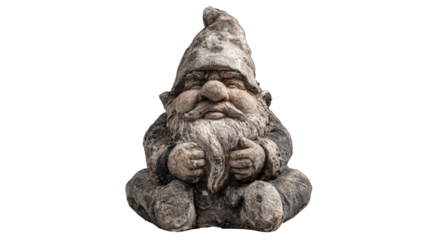Stone Garden Gnome Isolated