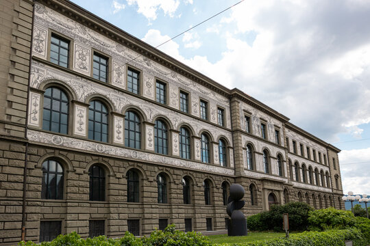 Zurich, Switzerland- May 17, 2004: ETH Eidgen&ouml;ssische Technische Hochschule (Federal Institute of Technology) in Zurich, Switzerland. Public research university, education, studies, science.