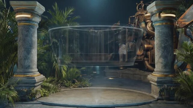 Queue time for an attraction in a theme park.