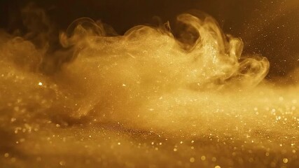 Macro slow motion video capturing bubbling golden caramel sauce texture cooking in warm light