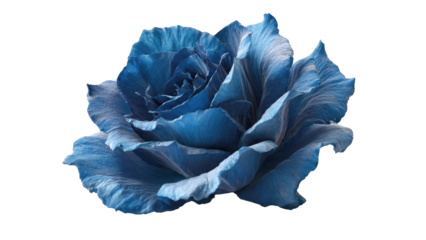 Blue Rose with Transparent Background