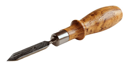 Obraz premium Chisel with Wooden Handle
